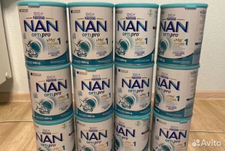 Детская смесь nan optioro 1,2