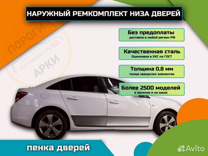 Пороги кузовные Mazda MPV 2