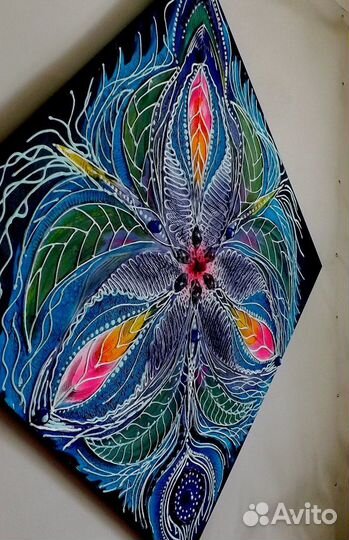 Картина, панно, интерьерное, абстракция, цветок