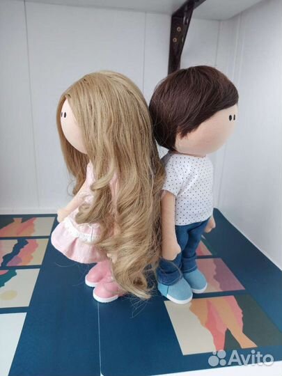 Текстильная кукла ручная работа