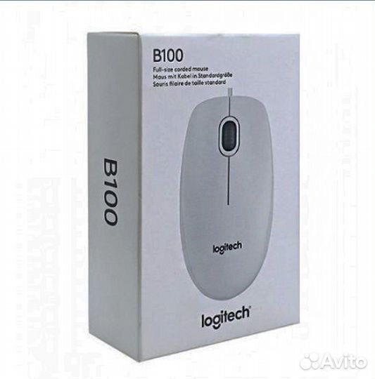 Компьютерная мышь Logitech B100 новая