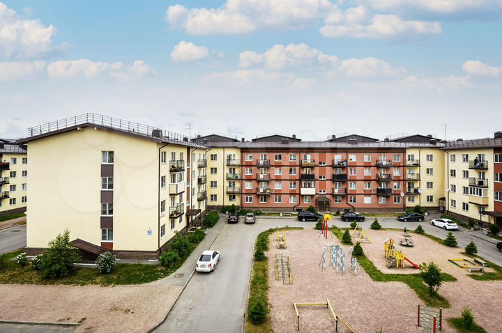 1-к. квартира, 27,4 м², 1/4 эт.