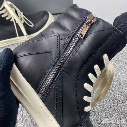 Rick Owens geobasket triple black