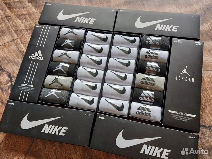 Носки Nike Adidas Jordan качество