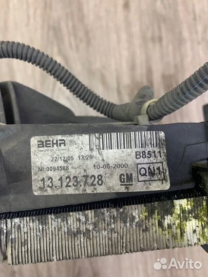 Кассета радиатора Opel Corsa C Z12XEP 2005