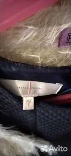 Нарядное платье с пушистым болеро