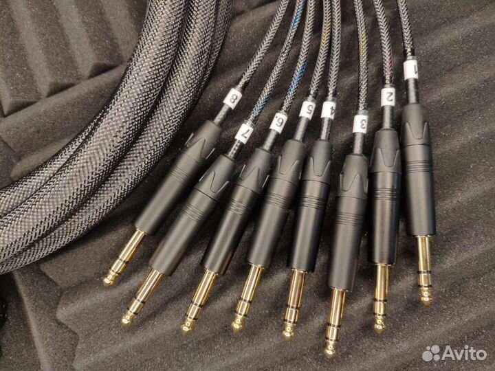 Мультикор 8 xlr гн. на 8 jack 6,3 st L-4E4-8AT