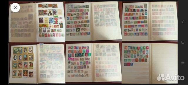 Наборы марок с альбомами объявление продам