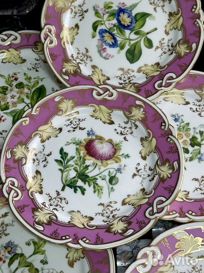 Антикварные тарелки Англия