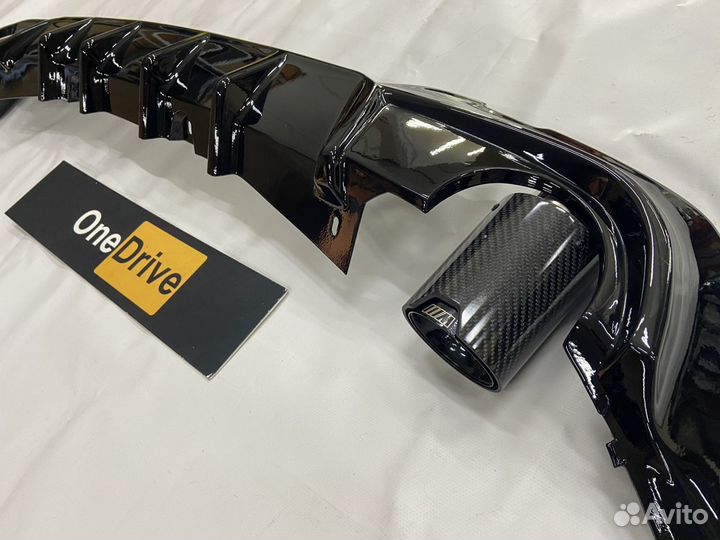 Диффузор BMW 3 G20 + насадки M performance