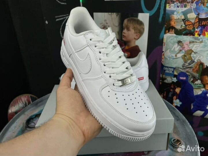 Кроссовки Nike Air Force x Supreme арт:5293172