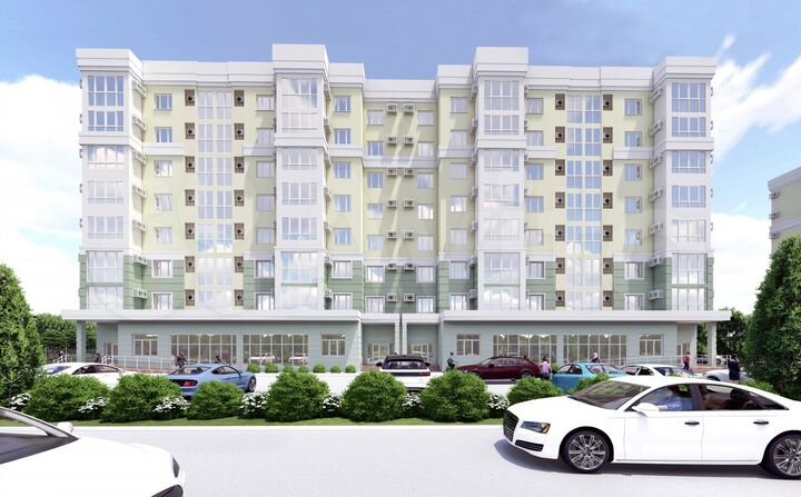 1-к. квартира, 40 м², 5/8 эт.