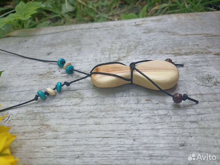 Подвеска на шею/подвеска в машину из кедра