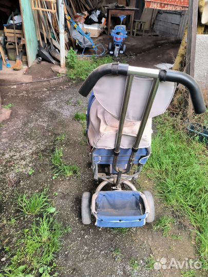 Трехколесный велосипед-коляска