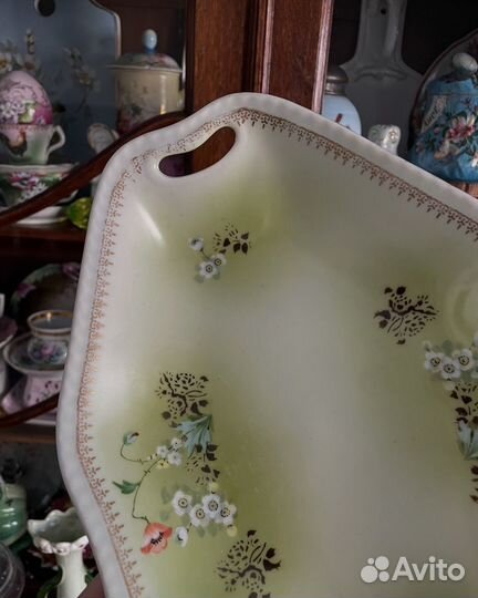 Старинное блюдо живопись