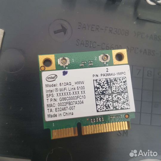 Ноутбук Toshiba satellite L850-bjs на разбор