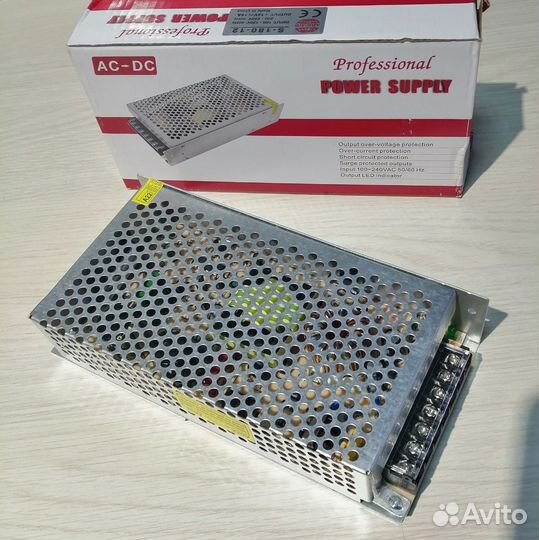 Блок питания импульсный S-240-12 12в 20а