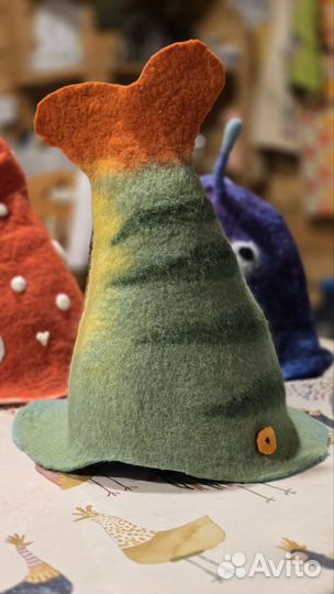 Шапка банная ручной работы