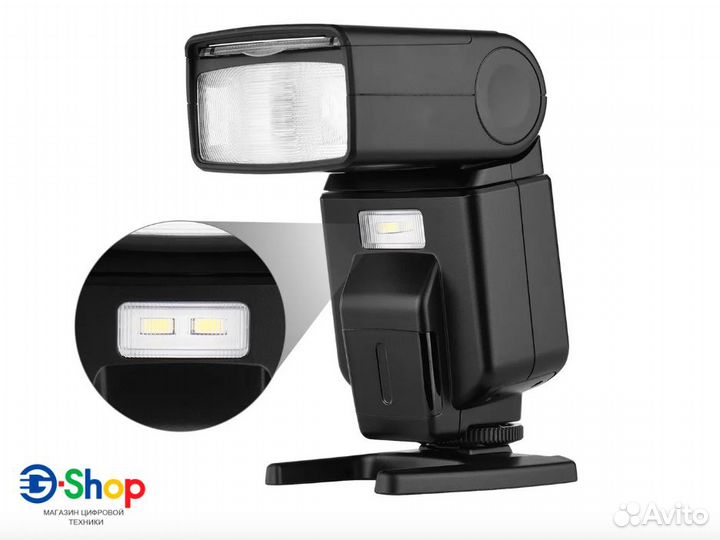 Вспышка накамерная Andoer On GN40 3xAA