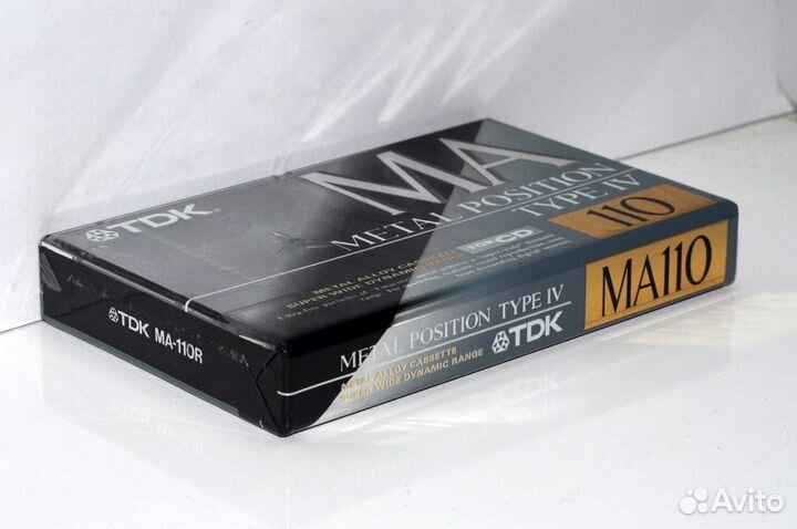 Аудиокассета TDK MA 110 metal japan market (5481)