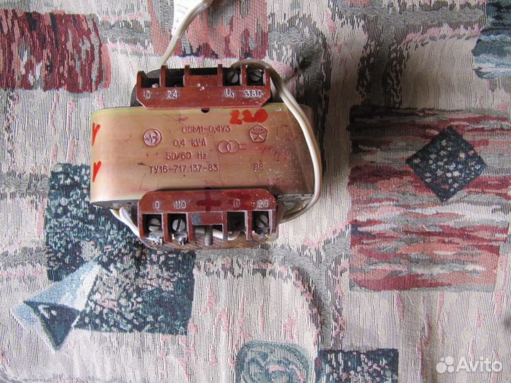 Понижающий трансформатор 220 на 100 вольт 105вольт