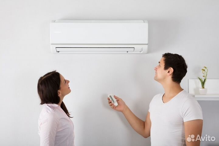 Кондиционер сплит система с установкой