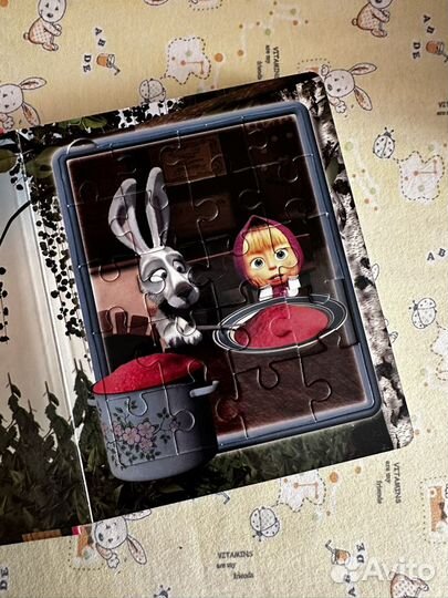 Книжка пазл Маша и Медведь