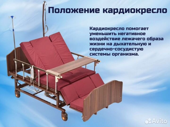 Медицинская кровать для ухода за больными