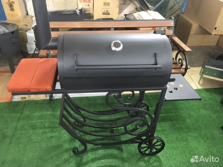 Мангал коптильня гриль