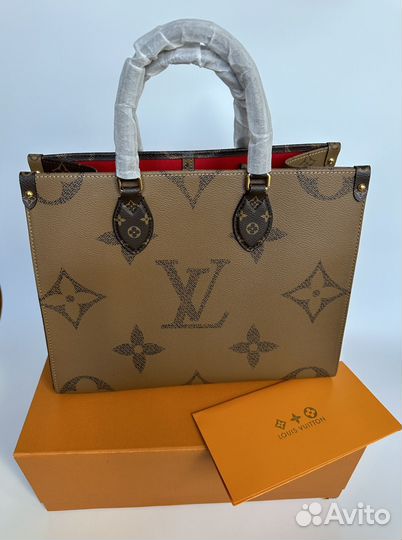 Сумка Louis Vuitton onthego MM канва Monogram