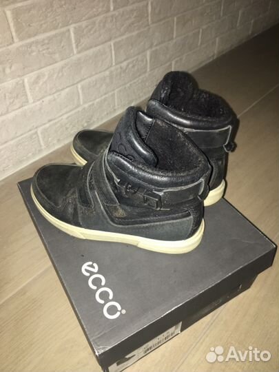 Ботиночки экко ecco утеплённые