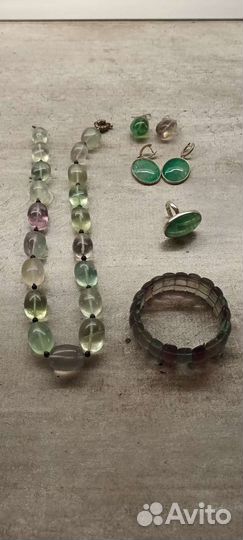 Комплект из флюорита. Подобран вручную
