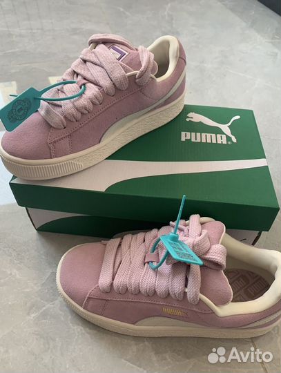 Дутыши Puma Suede Xl Pink (Poizon Оригинал