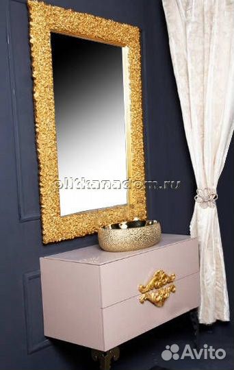 Boheme Rose 539 Зеркало, Золото 100х140