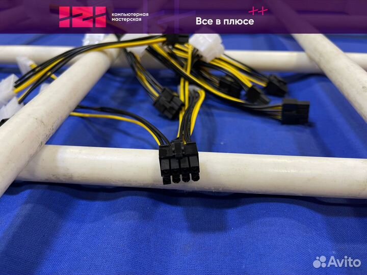 Новый переходник 2x molex - 8pin pcie