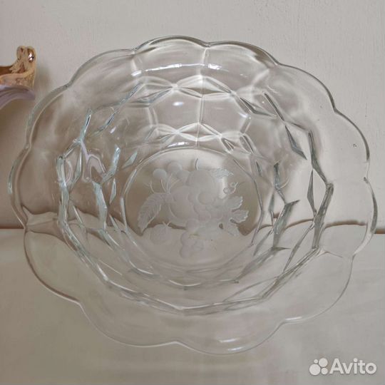 Вазы ладья для фруктов, Rosenthal, розовый фарфор