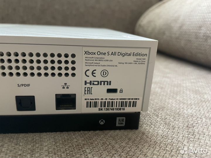 Xbox one s all digital edition 1tb