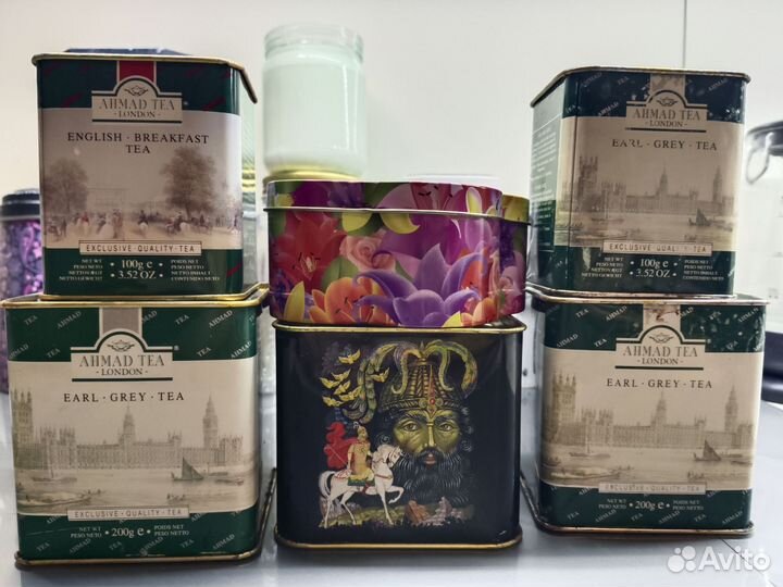 Жестяная банка из под чая