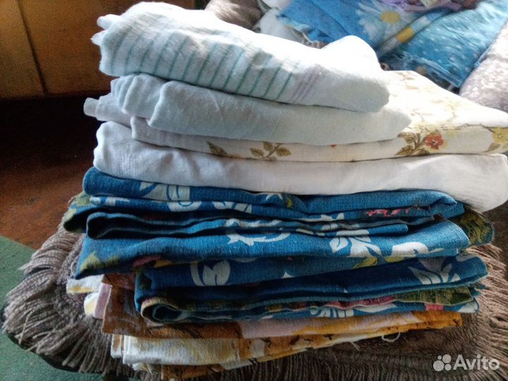 Льняные шторы скатерти простыни