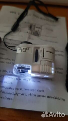 Микроскоп мини для монет