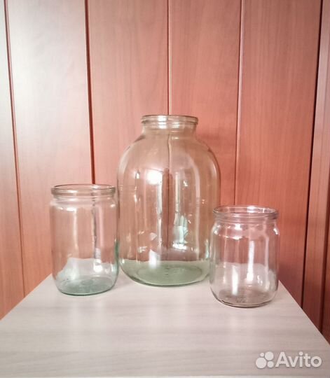 Банки стеклянные 0,5 л, 0,7 л, 3 л