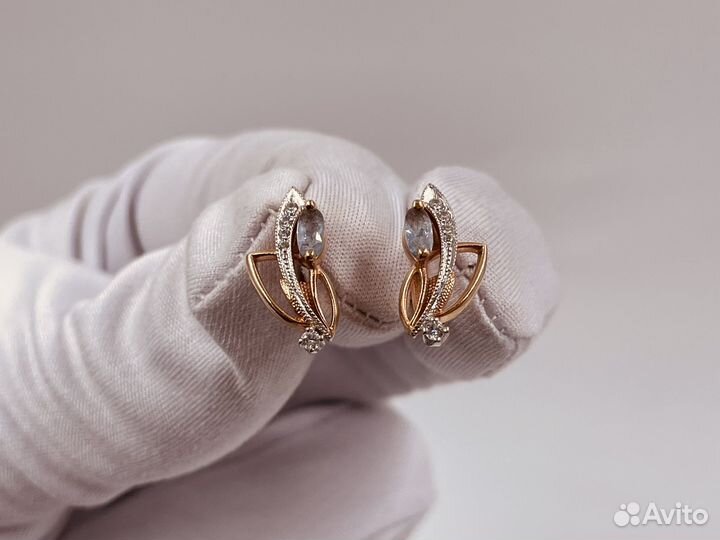 Золотые Серьги 585 пробы. Рассрочка