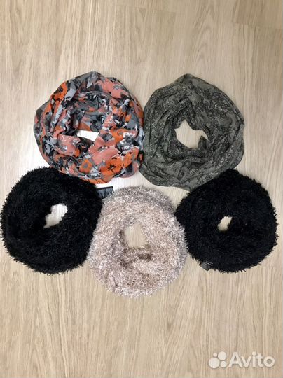 Шарф, Снуд женский, перчатки