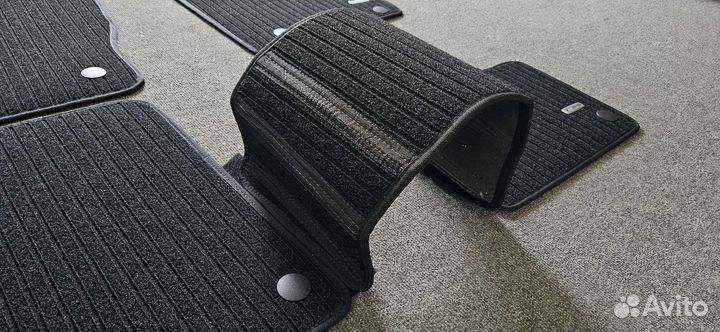 Автоковрики для Mercedes-Benz w166, чёрный репс