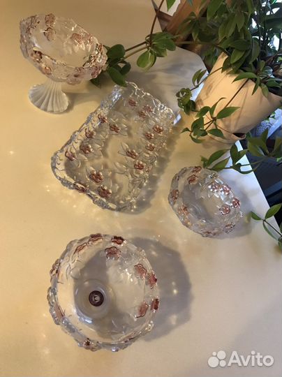 Конфетницы, салатники, блюдо Германия WaltherGlas