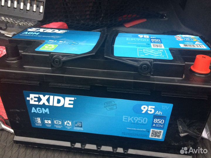 Аккумулятор Exide 95ач AGM