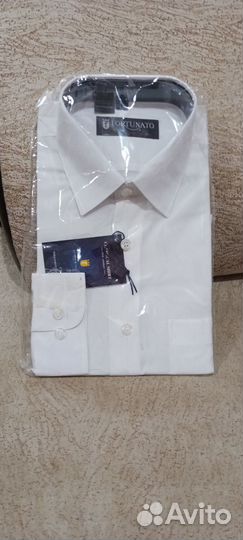 Мужская рубашка белая
