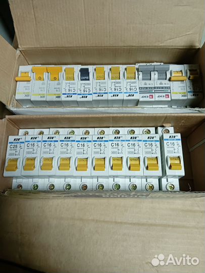 Авт.выкл. на 16А, 25А и ва52-37-250А