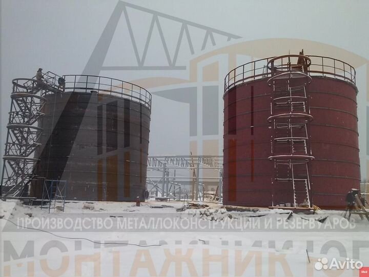 Резервуар Горизонтальный Стальной ргс-100 v3