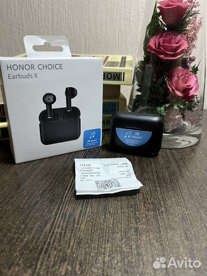 Беспроводные наушники honor earbuds X